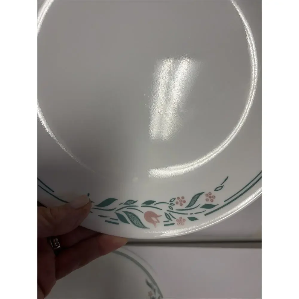 Corelle REPLACEMENTS Vintage Discontinued Pattern Rosemarie Set 4 Dinner Plates - Picture 4 of 5